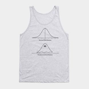 Normal Distribution, Paranormal Distribution Math Gift Tank Top